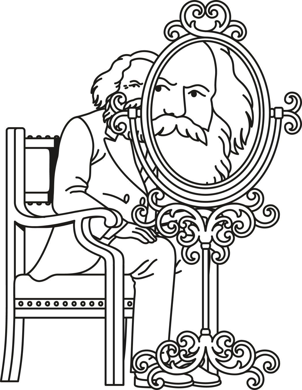 Marx reflected in a mirror