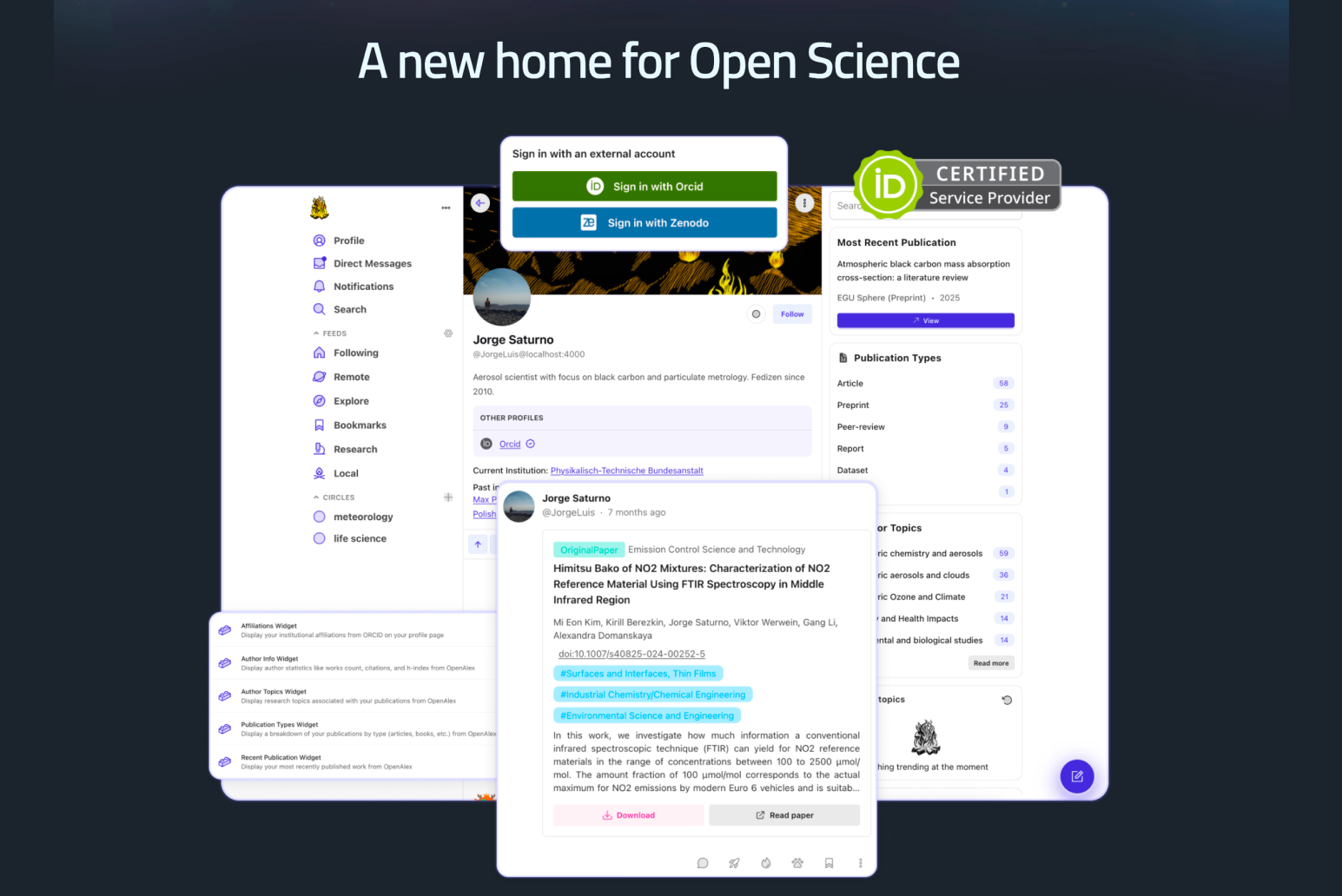 The Open Science Network, a Bonfire flavour connecting research communities